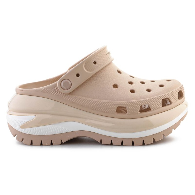 Klapki Crocs Mega Crush Clog 207988-2DS beżowy