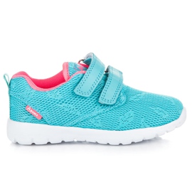 American Club Niebieskie Trampeczki Na Rzepy