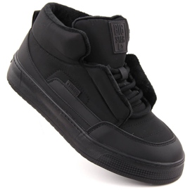 Botki damskie ocieplane czarne Big Star OO274A530