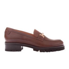 Marco Shoes Mokasyny Coruna brązowe