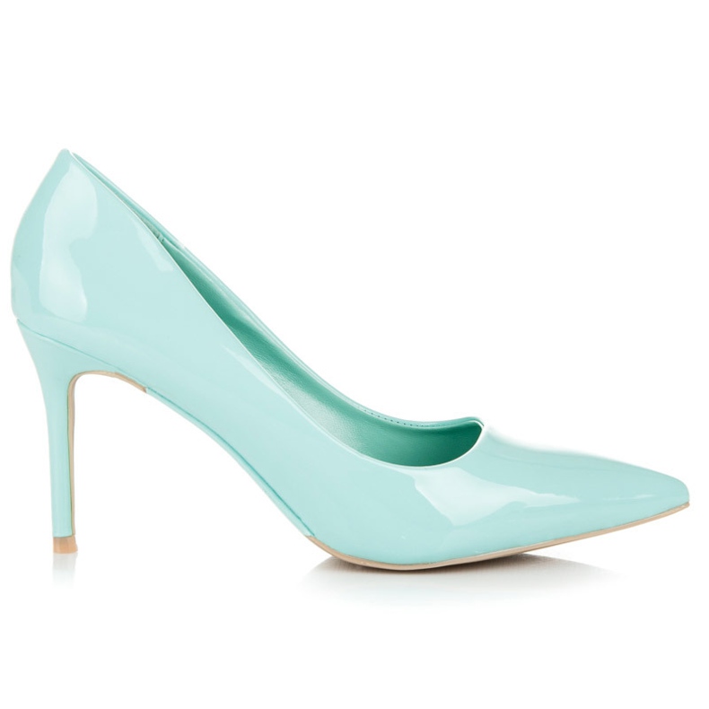 Vices Lakierowane szpilki zielone