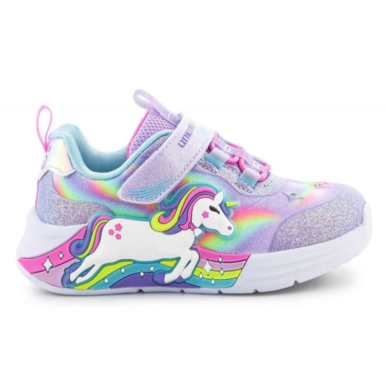 Buty Skechers S-Lights Girl's Unicorn Chaser 302298N-LVMT fioletowe
