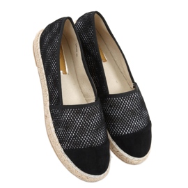 Espadryle damskie Alika Black - Inello czarne