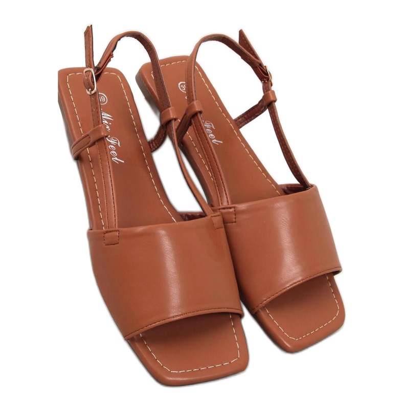 Sandałki damskie Camel brązowe