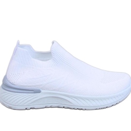 Buty sportowe skarpetkowe  White białe