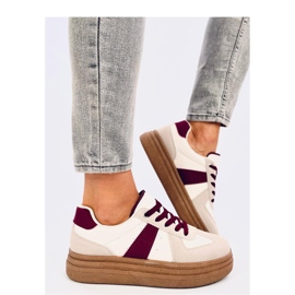 Sneakersy damskie Melba Wine - Inello beżowy