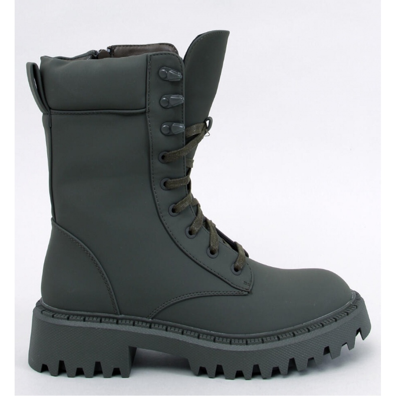 Workery sznurowane Tamas Green - Inello zielone