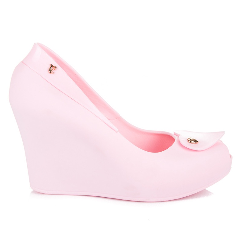 Vices Meliski Na Koturnie Open Toe różowe