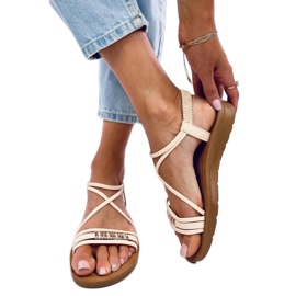 Sandałki damskie Rostani Beige - Inello beżowy