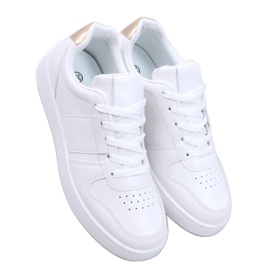 Sneakersy damskie Lemoro Gold - Inello żółte