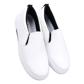 Trampki slip-on Alliot White - Inello czarne