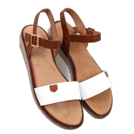 Sandałki damskie Almera White - Inello białe