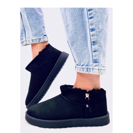 Emusy krótkie z suwakiem Frankis Black - Inello czarne