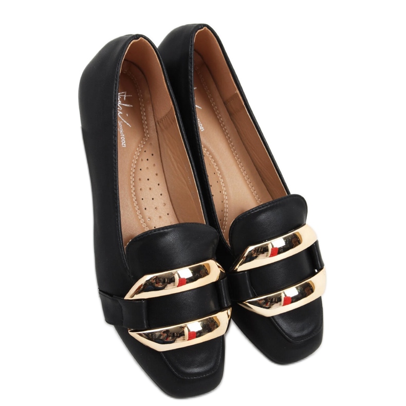 Mokasyny damskie Hedd Black - Inello czarne