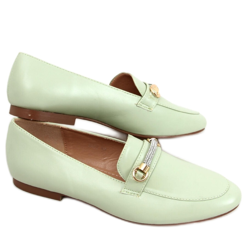 Mokasyny damskie Gessa Green - Inello zielone