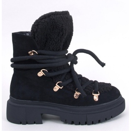 Śniegowce z kożuszkiem Shea Black - Inello czarne