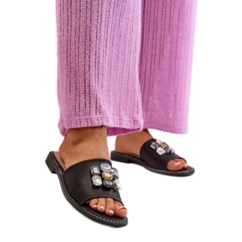 Sandał Klapki Model S.Barski KV27-031 Black - Step in style czarne