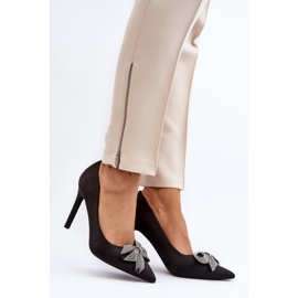 Szpilki Model Fairine 9563 Black - Step in style czarne