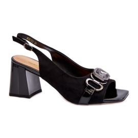 Sandały Model Da MR38-659 Black - Step in style czarne