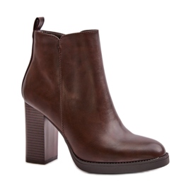 Botki Model Teresine UK155 Brown - Step in style brązowe