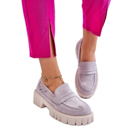 Półbuty Model Fiorell UK132P Grey - Step in style szare