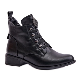 Botki Model Nevalia ASA198-21 Black - Step in style czarne