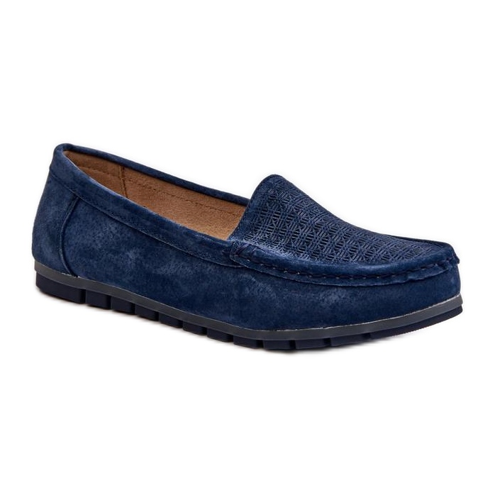 Mokasyny Model S.Barski LR755 Navy - Step in style