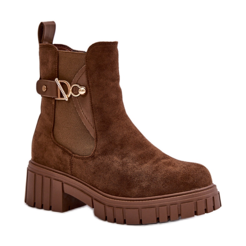 Botki Model Bervena SZ103 Brown - Step in style brązowe