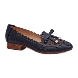 Baleriny Model Nestavia ASA222-1 Navy - Step in style