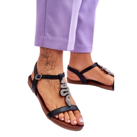 Sandały Model S.Barski KV-5541-42 Black - Step in style czarne