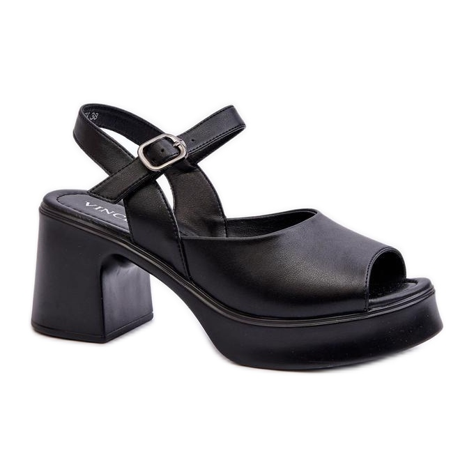 Sandały Model Vinceza 66627 Black - Step in style czarne