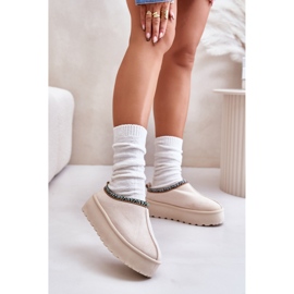 Kapcie Model Neroma 877-1 Light Beige - Step in style beżowy