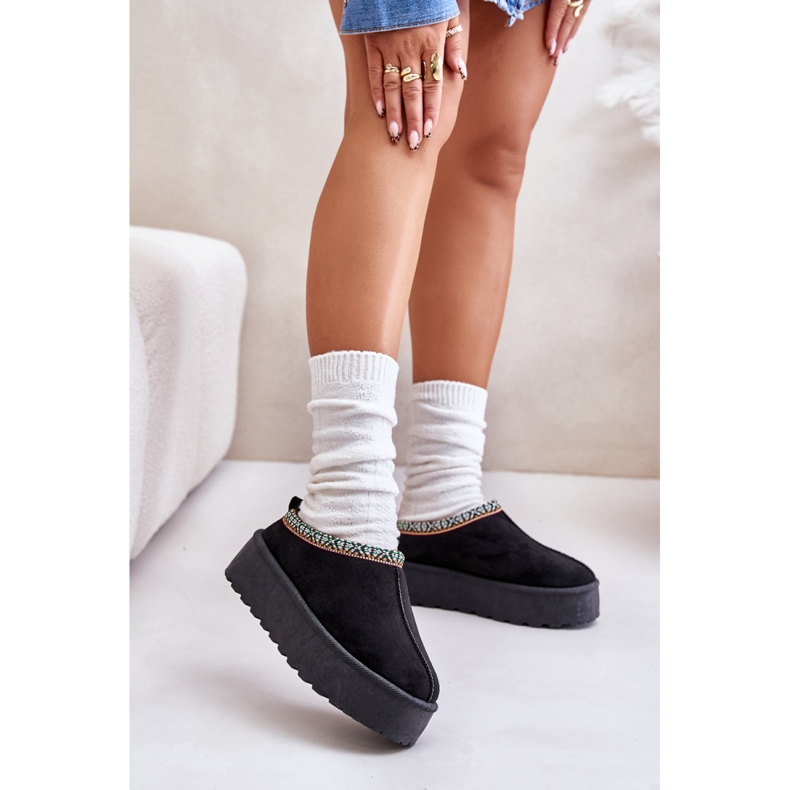 Kapcie Model Neroma 877-1 Black - Step in style czarne