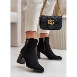 Botki Model Erillia JC103 Black - Step in style czarne