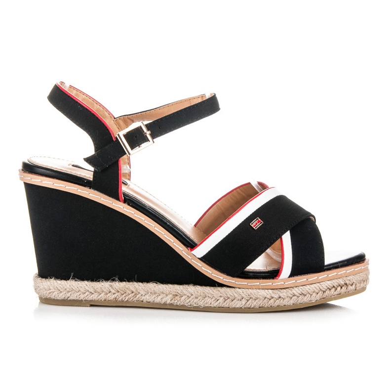 Vices Sandały Damskie Na Obcasie czarne