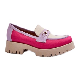 Mokasyny damskie Zazoo Beige wielokolorowe