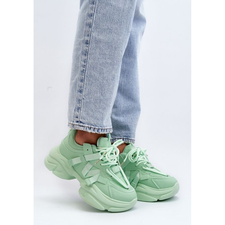 Buty Sportowe Model Windamella LA269P Green - Step in style zielone