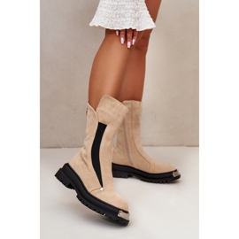 Botki Model Palimra NC1306 Light Beige - Step in style beżowy