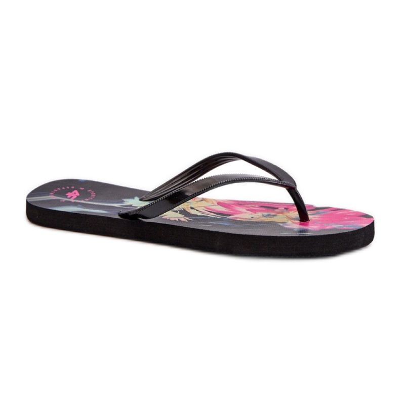 Sandał Japonki Model 4FRMM00FFLIF138-90S Multicolor - Step in style czarne