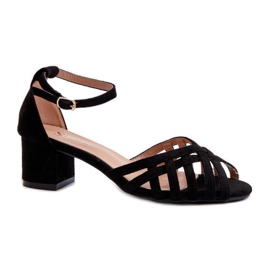 Sandały Model Monsha JH295P Black - Step in style czarne