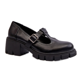 Półbuty Model Emelna RMR2038D-8 Black - Step in style czarne