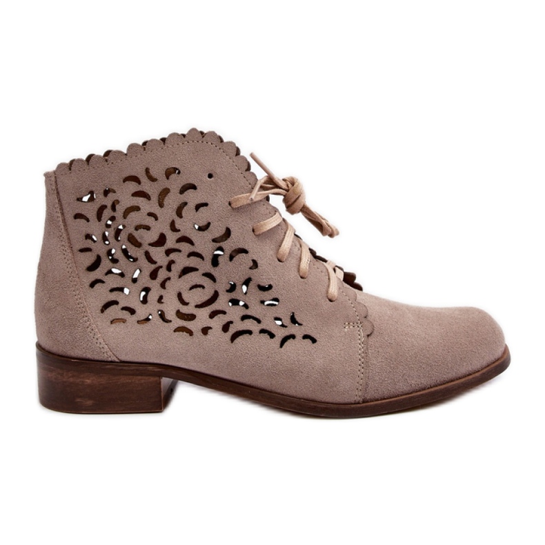 Botki Model Zazoo 2871/024 Beige - Step in style beżowy