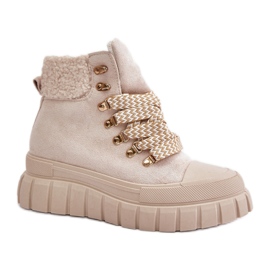 Botki Model Alcyhen 24BT26-7929 Beige - Step in style beżowy