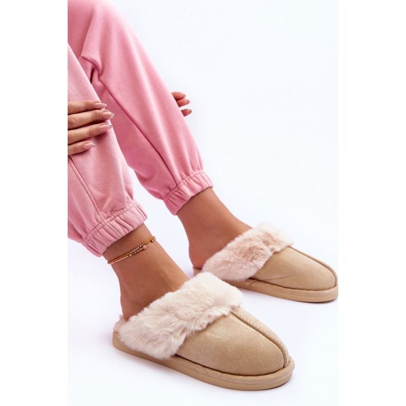 Kapcie Model Pinky BO-609 Light Beige - Step in style beżowy
