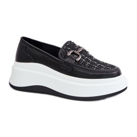 Mokasyny Model Vinceza 89105 Black - Step in style czarne