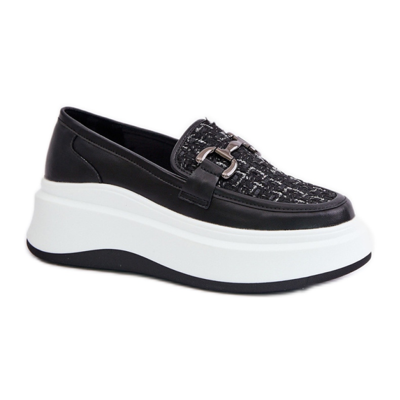 Mokasyny Model Vinceza 89105 Black - Step in style czarne