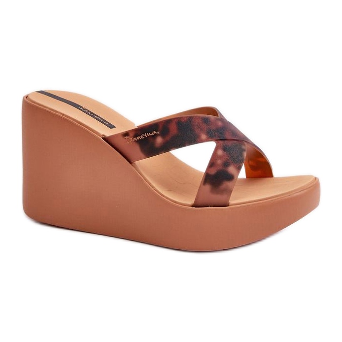 Sandał Klapki Model 83520 Ipanema High Fashion Slide Fem Brown - Step in style brązowe