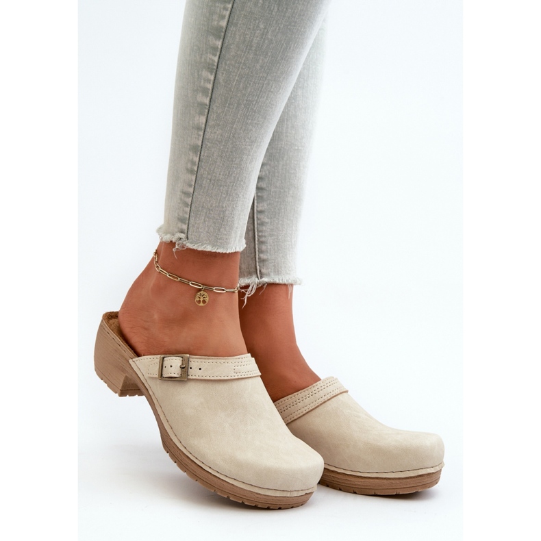 Sandał Klapki Model Inblu BL000004 Beige - Step in style beżowy