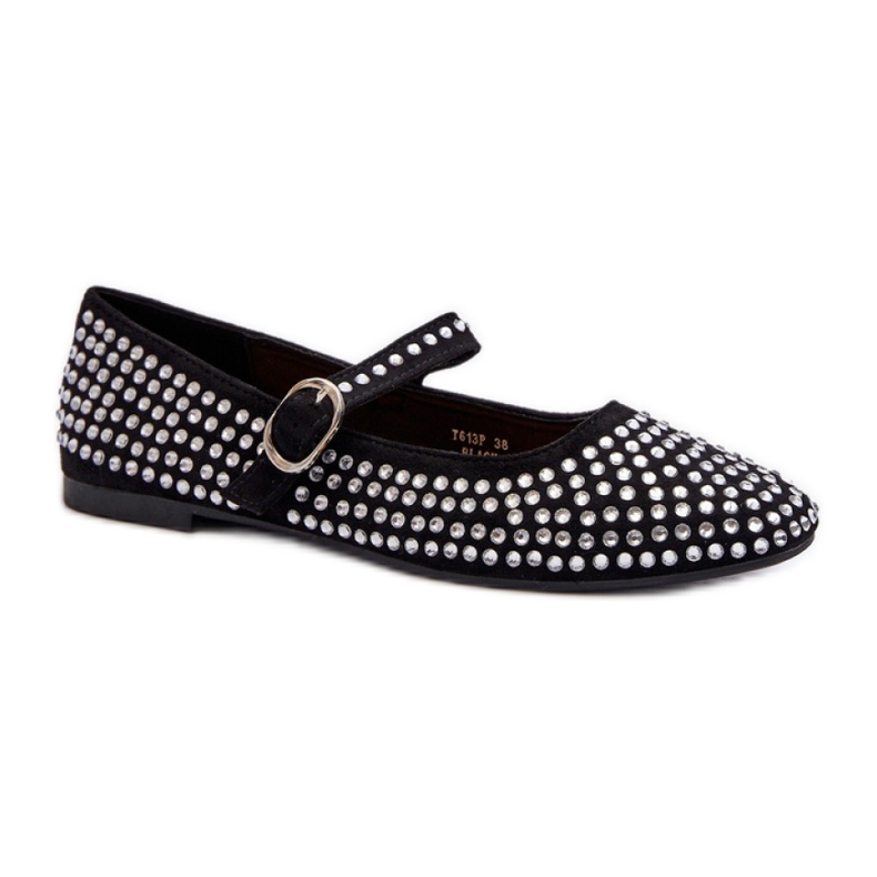 Baleriny Model Tinara T613P Black - Step in style czarne