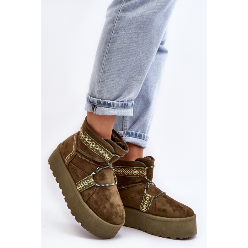 Śniegowce Model Milson AA-21 Green - Step in style zielone